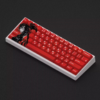 Red Samurai PBT Keycaps – Cherry Profile (73 Keys)