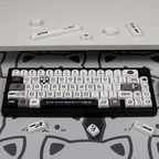 Cat & Dog MOA PBT Keycaps – Dye-Sub (131 Keys)