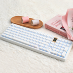 MAO Minimalist White Cherry PBT Keycap Set – 113 Keys