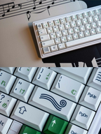 Shanshui Green Keycap Set – Cherry Profile PBT 150 Keys