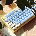 Sea Salt Soda Semi-Transparent Keycap Set — 164 Keys, Cherry Height, PBT+PC