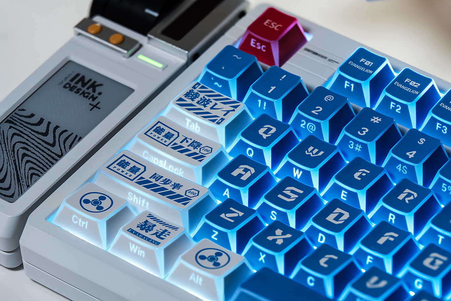 Blue Lilith Cherry PBT Keycap Set – 131 Keys + 46 PC Keys