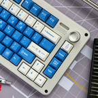 Blue Soju Korean Cherry PBT Keycap Set – 136 Keys