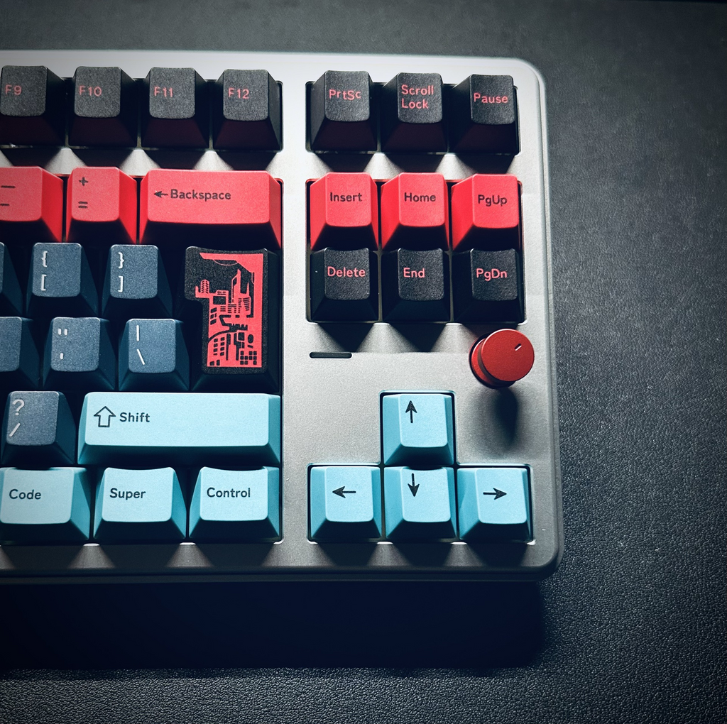 Neon Light Inspired Keycap Set – Cherry Profile PBT 160 Keys