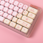 Pink Kitten MOA PBT keycap set