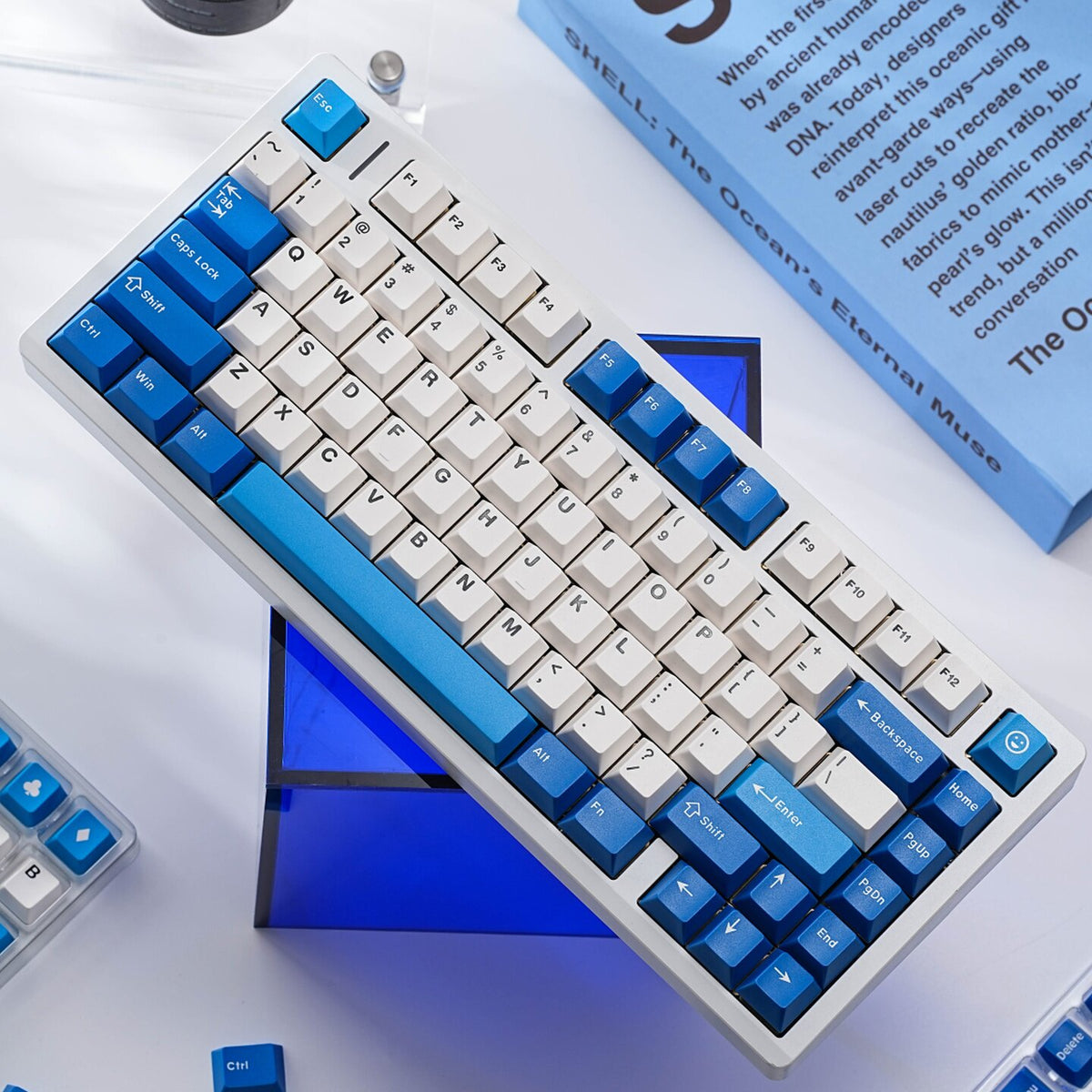 PBT Keycaps Double-Shot — Blue Ocean Sequence Set, 171 Keys