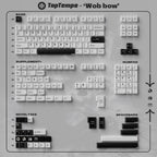 BOW Minimalist Double-Shot PBT Keycap Set — 180 Keys, Cherry Profile