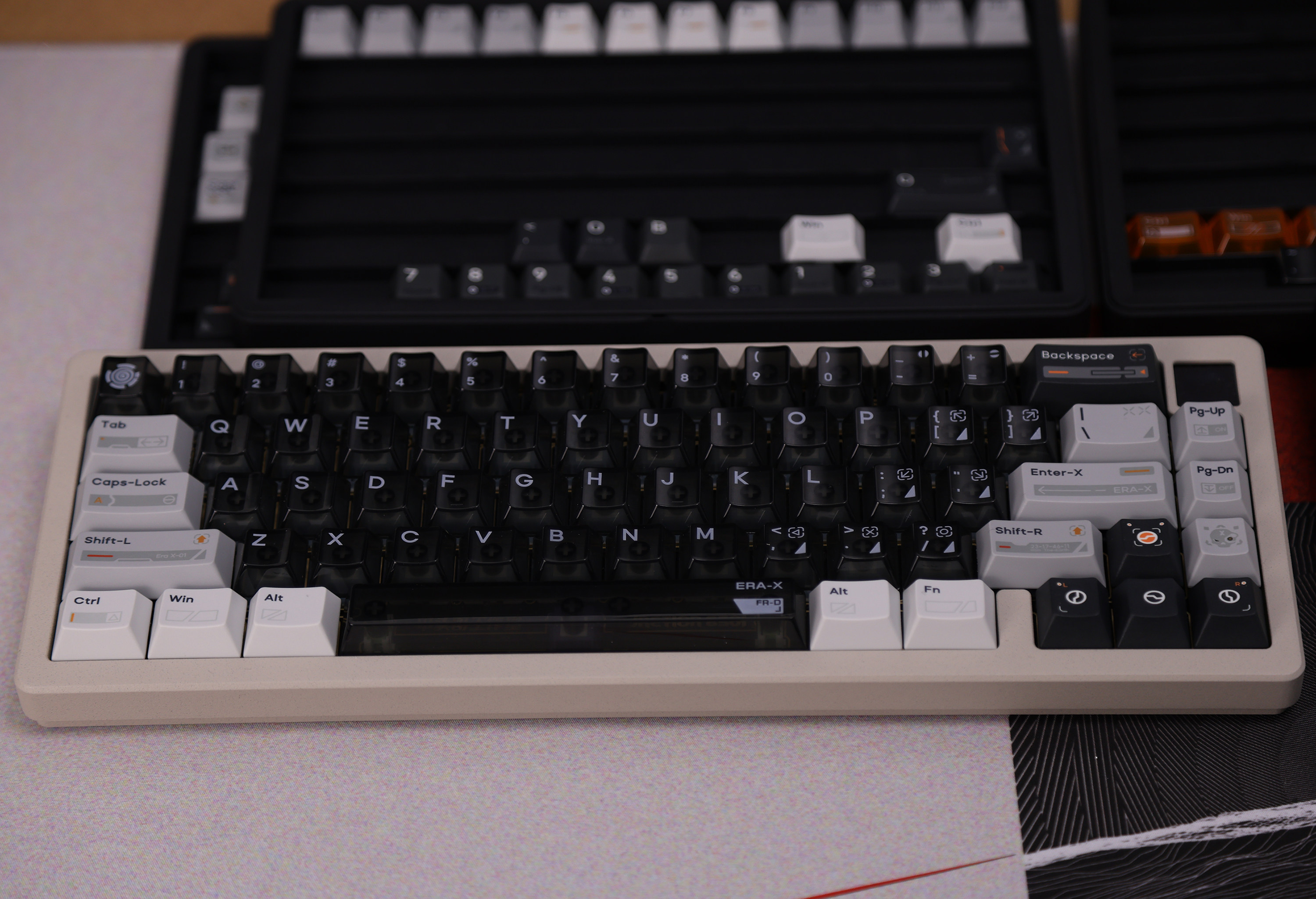 X Era PBT + PC Keycap Set – Cherry Profile Dye-Sub UV Keycaps