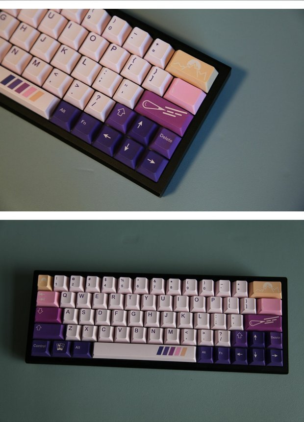 MW Alpenglow Inspired Keycap Set – Cherry Profile PBT 136 Keys