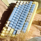 Sea Salt Soda Semi-Transparent Keycap Set — 164 Keys, Cherry Height, PBT+PC