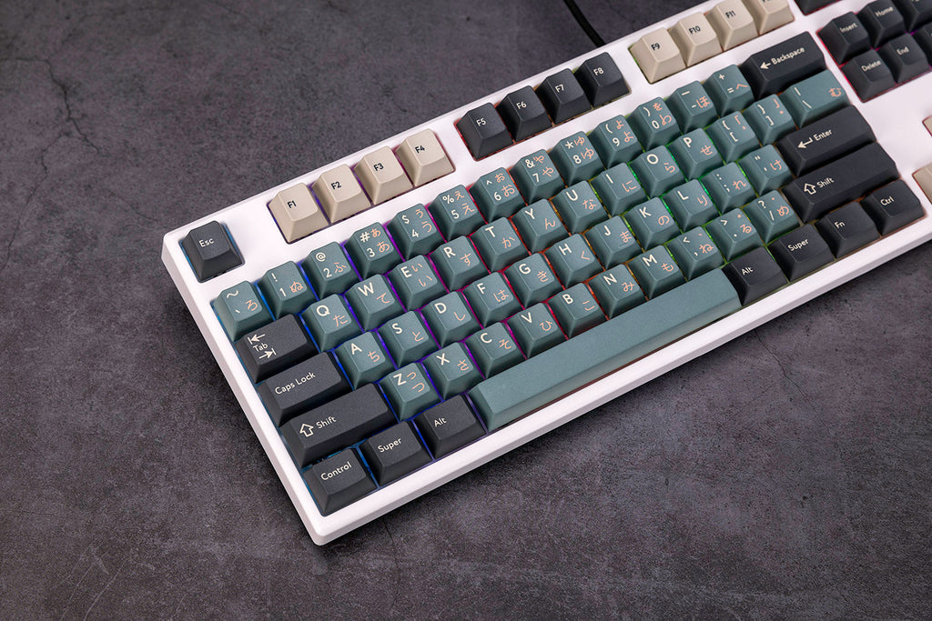 DMK Silent Forest Keycaps — 170-Key Cherry Profile PBT Set