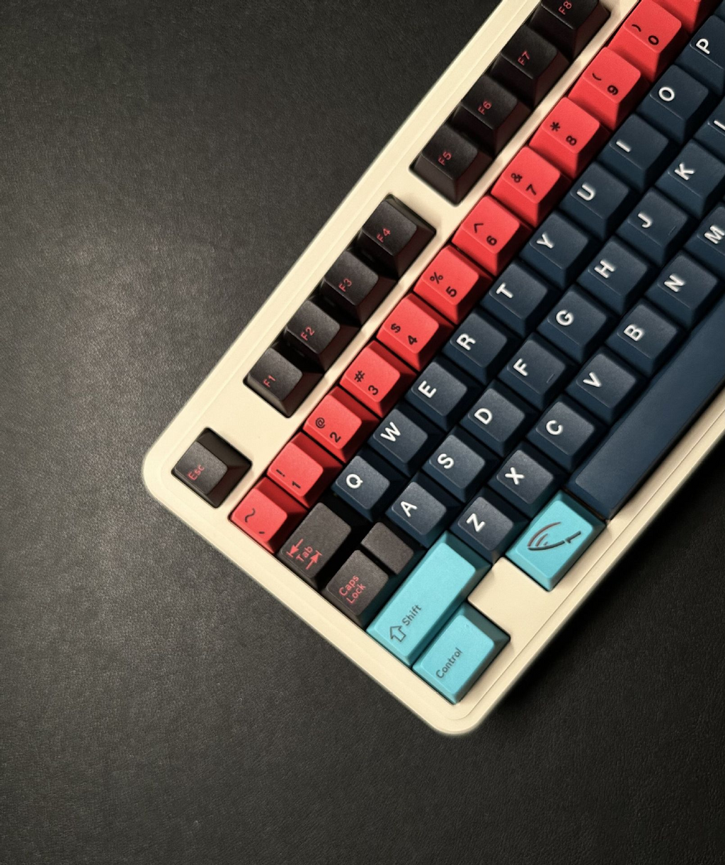 Neon Light Inspired Keycap Set – Cherry Profile PBT 160 Keys