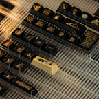 Egypt R2 Metallic Black Cherry PBT Keycap Set – 129 Keys