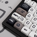 Cat & Dog MOA PBT Keycaps – Dye-Sub (131 Keys)