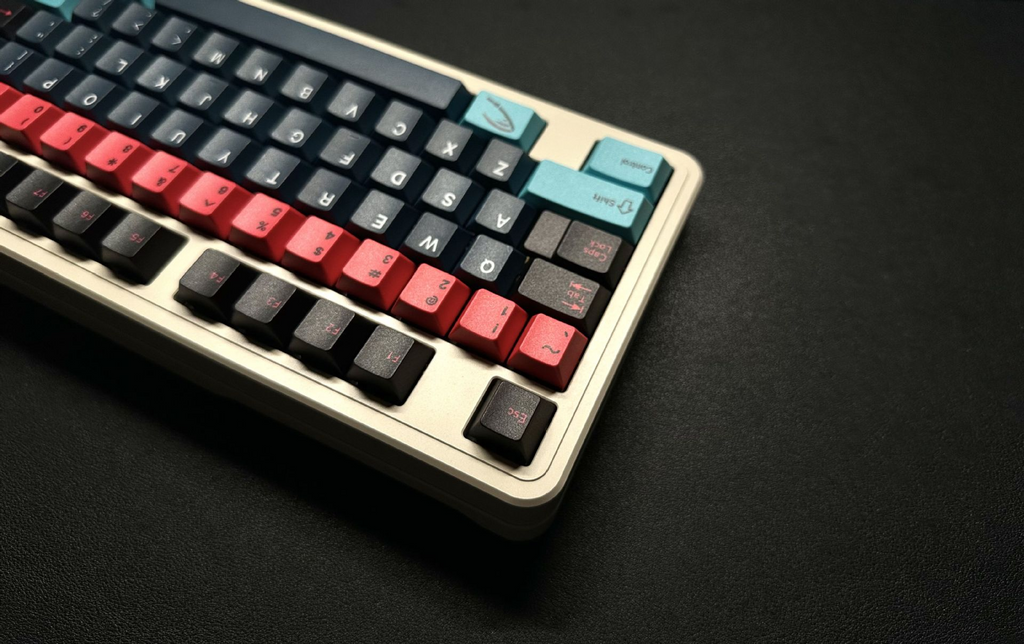 Neon Light Inspired Keycap Set – Cherry Profile PBT 160 Keys