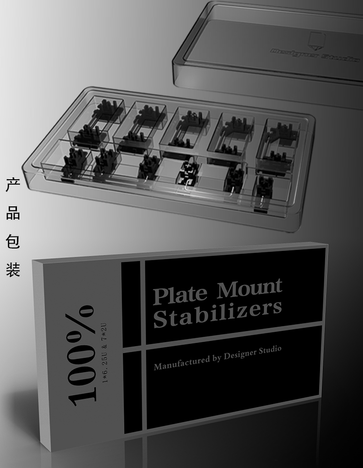 DesignerStudio Plate Stabs (100%) Clip-on