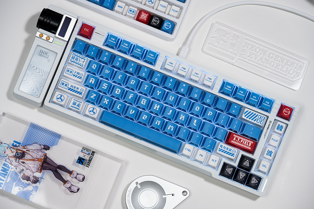 Blue Lilith Cherry PBT Keycap Set – 131 Keys + 46 PC Keys