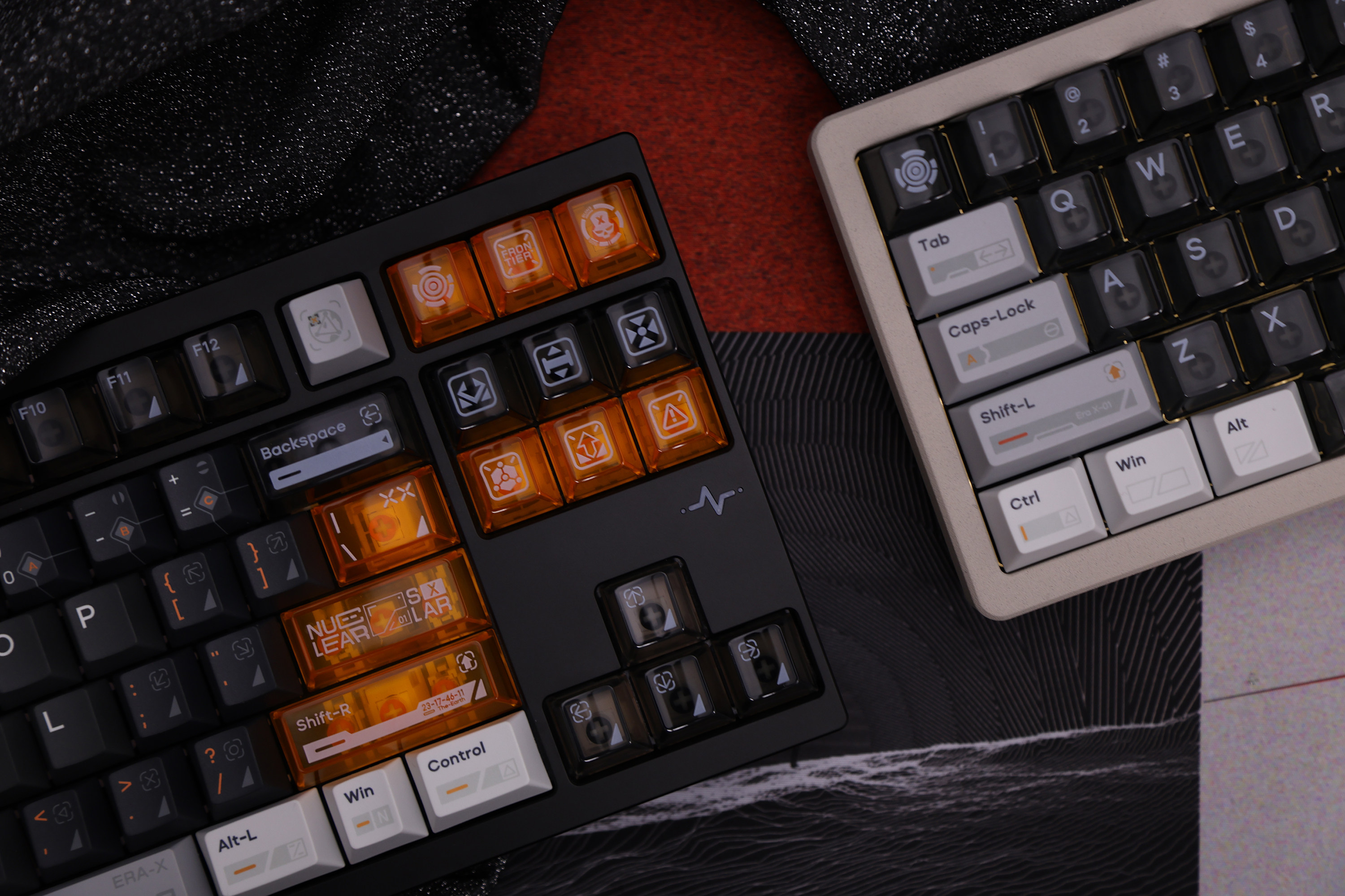 X Era PBT + PC Keycap Set – Cherry Profile Dye-Sub UV Keycaps