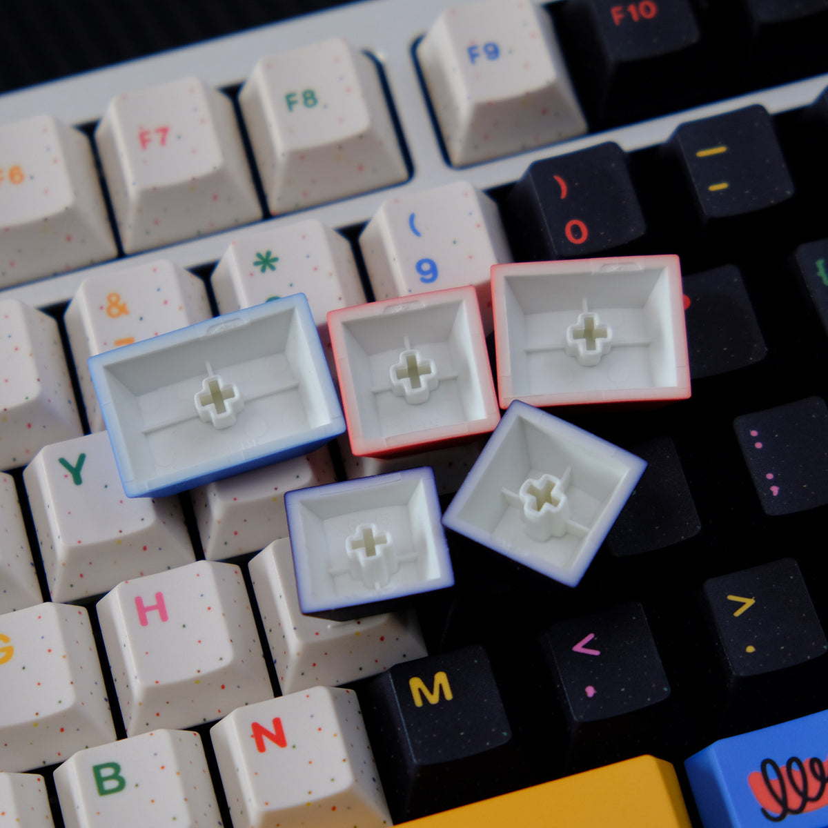 PBT Keycaps Dye-Sub — Motif Set, 142 Keys