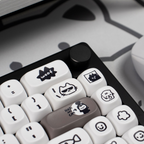 Cat & Dog MOA PBT Keycaps – Dye-Sub (131 Keys)