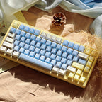 Sea Salt Soda Semi-Transparent Keycap Set — 164 Keys, Cherry Height, PBT+PC