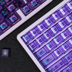 Lilac Gradient PBT/PC Keycaps – Cherry Profile (207 Keys)