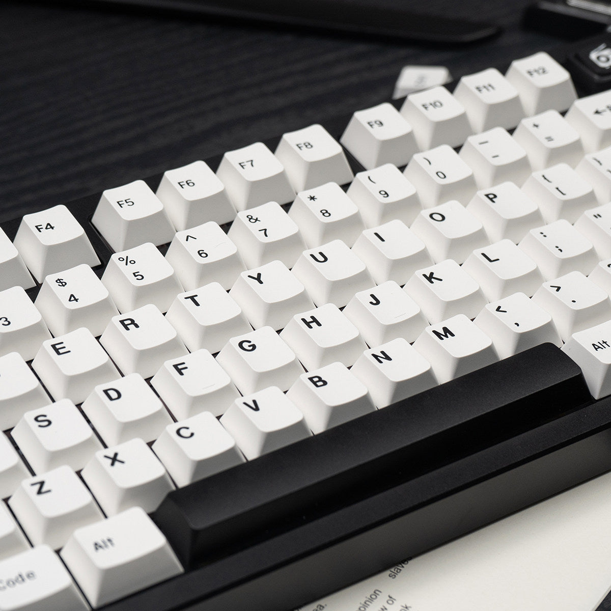 BOW Minimalist Double-Shot PBT Keycap Set — 180 Keys, Cherry Profile