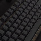 PBT Keycaps Black Dye-Sub — Carbon Black Complete Set, 143 Keys