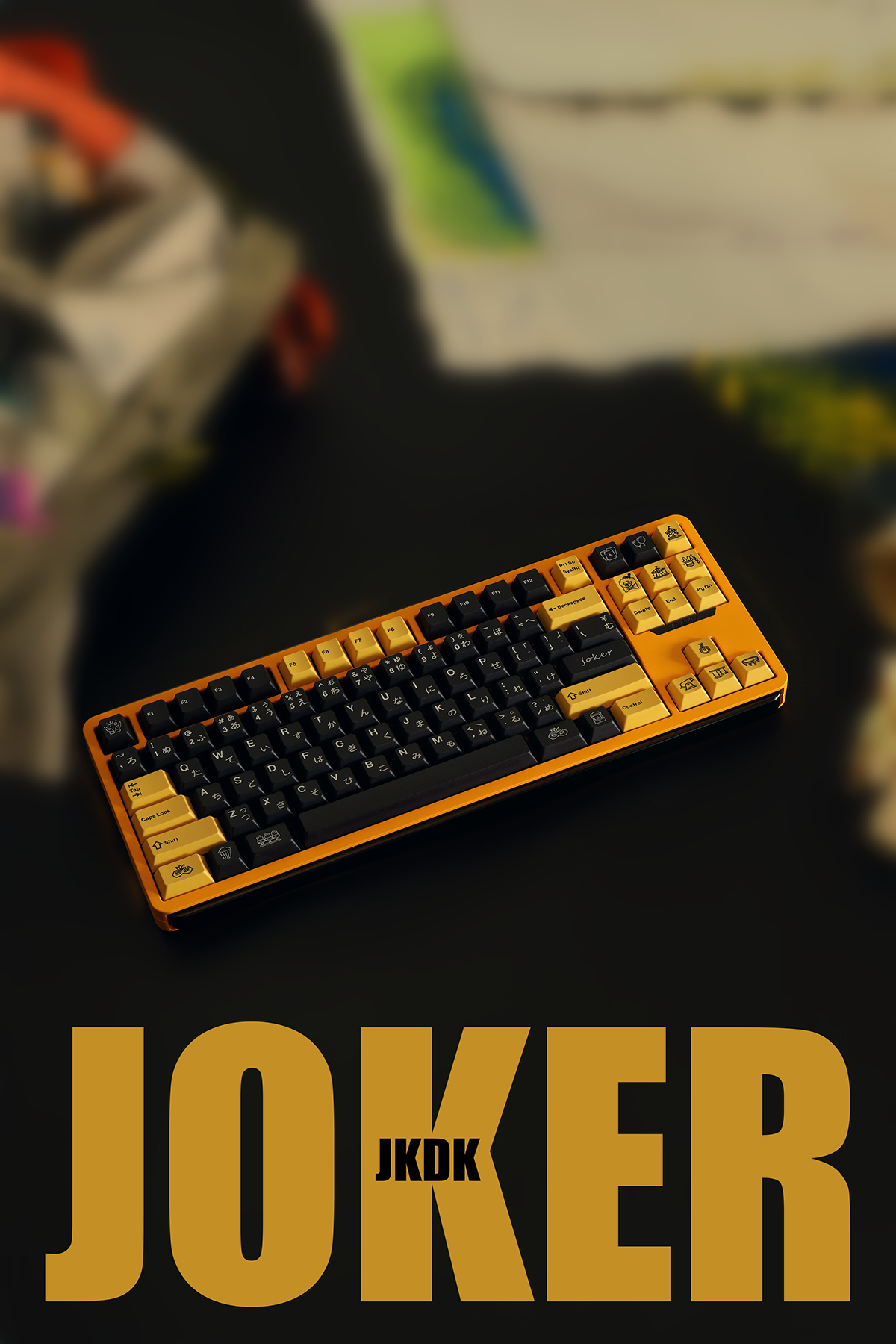 JKDK Joker PBT Keycaps – 143 Keys, Dye-Sub