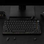 PBT Keycaps Black Dye-Sub — Carbon Black Complete Set, 143 Keys