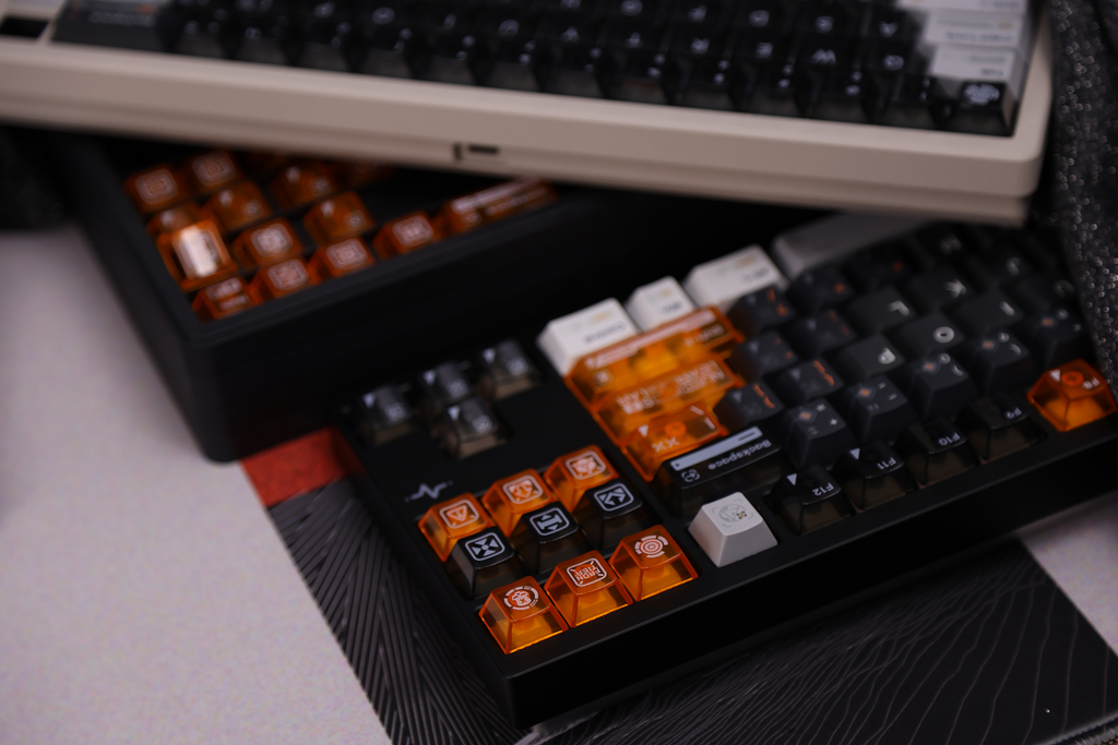 X Era PBT + PC Keycap Set – Cherry Profile Dye-Sub UV Keycaps