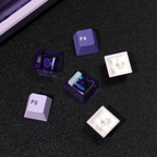 Lilac Gradient PBT/PC Keycaps – Cherry Profile (207 Keys)