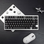 Translucent Keycaps Double-Shot — Black ABS Set, 114 Keys