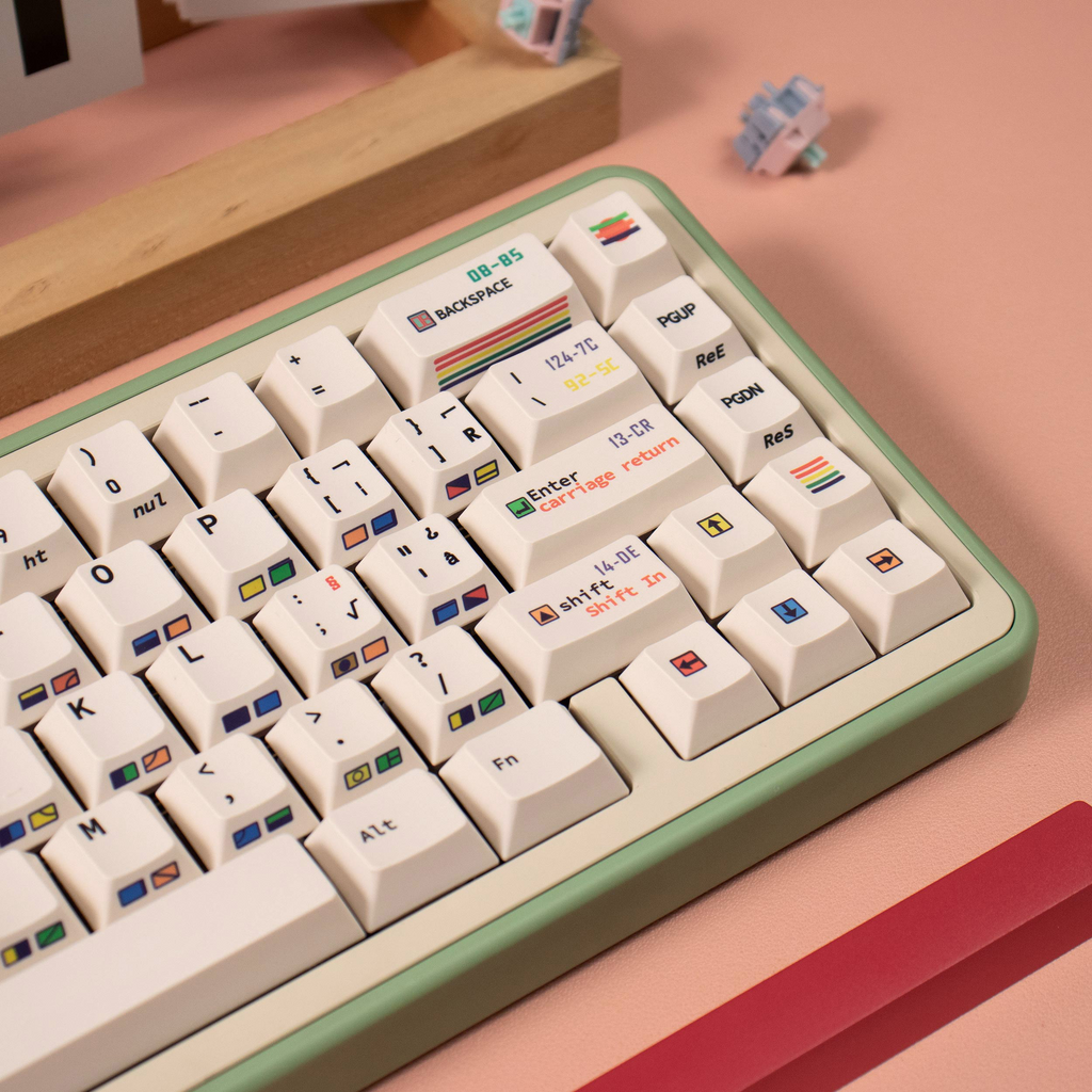 C64 R2 Cherry PBT Keycap Set – 145 Keys