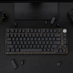 PBT Keycaps Black Dye-Sub — Carbon Black Complete Set, 143 Keys