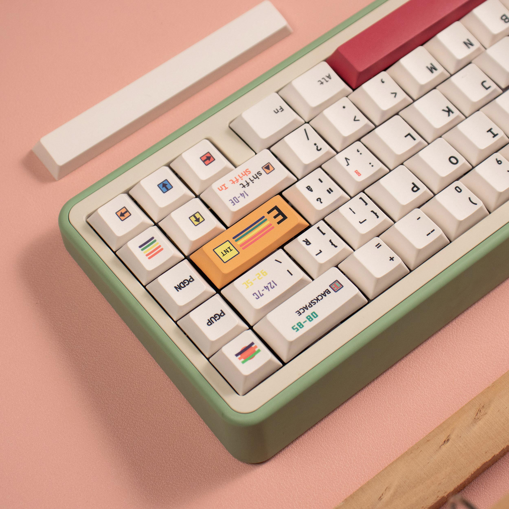 C64 R2 Cherry PBT Keycap Set – 145 Keys