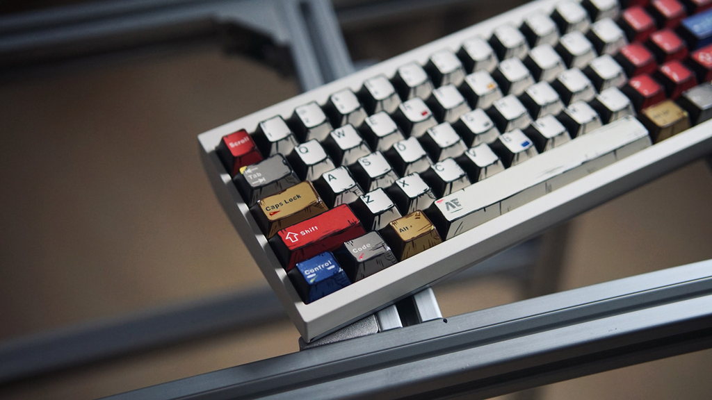 Comic Mixed Light Manga Style Cherry PBT Keycap Set – 141 Keys