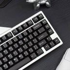 Translucent Keycaps Double-Shot — Black ABS Set, 114 Keys