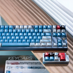 EVA UNIT-08 Cherry Metallic PBT Keycap Set – 122 Keys