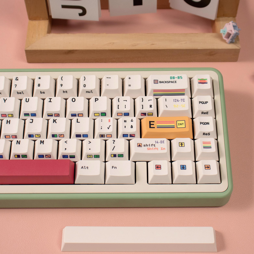 C64 R2 Cherry PBT Keycap Set – 145 Keys