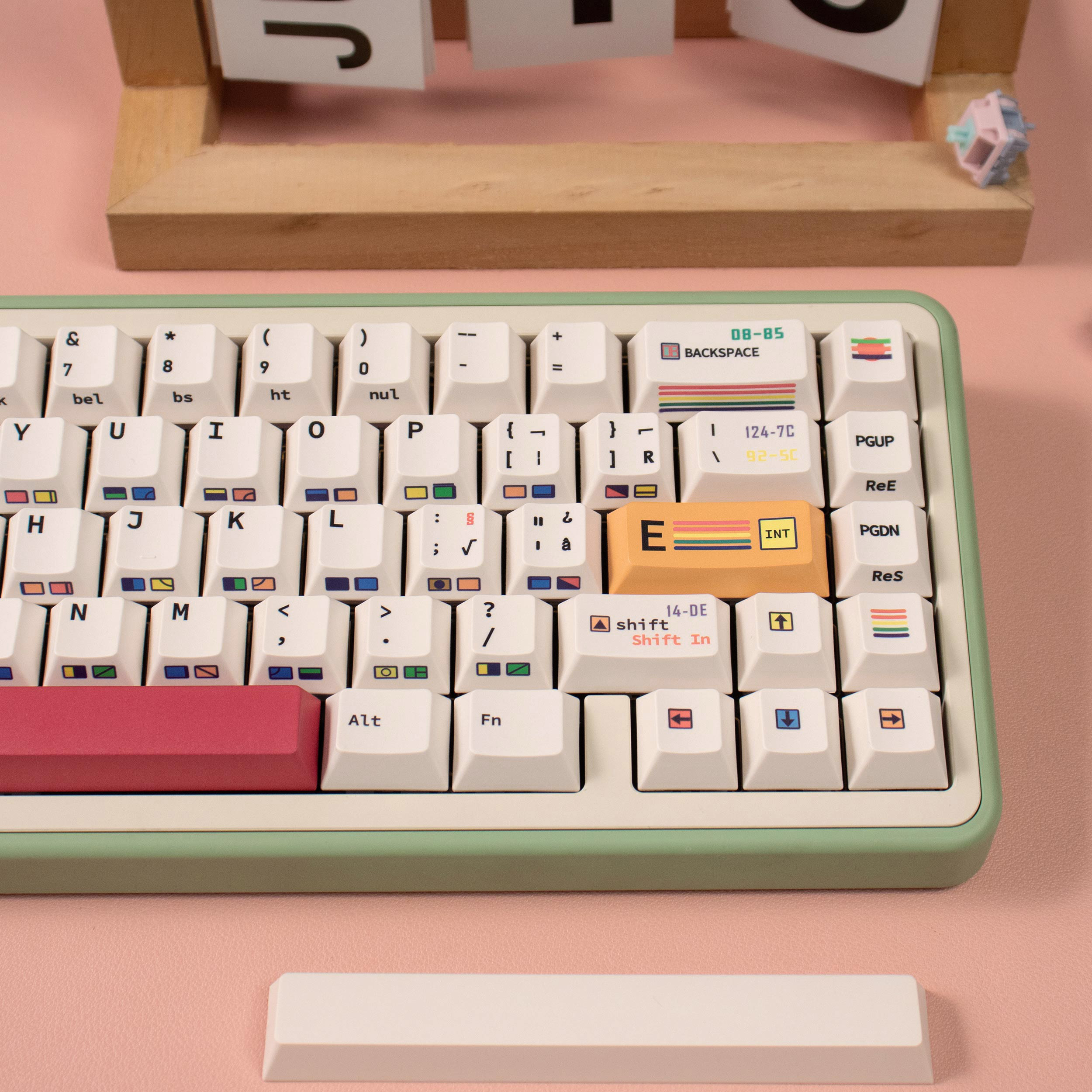 C64 R2 Cherry PBT Keycap Set – 145 Keys