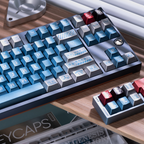 EVA UNIT-08 Cherry Metallic PBT Keycap Set – 122 Keys
