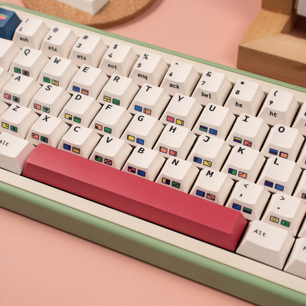 C64 R2 Cherry PBT Keycap Set – 145 Keys