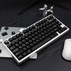 Translucent Keycaps Double-Shot — Black ABS Set, 114 Keys