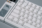 White Backlit Keycaps – Reflective Hollow-Out, PC + PBT Double-Shot, Cherry Profile