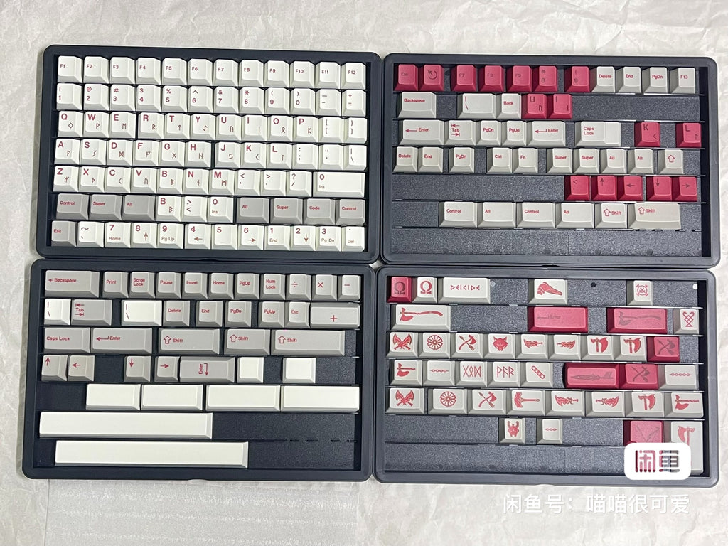 God of War Keycap Set – Cherry Profile PBT 204 Keys