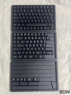 Black PBT Keycaps Top-Printed — BOW Dye-Sub Set, 143 Keys