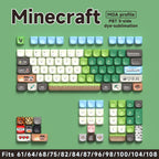 Minecraft PBT Keycap Set – 112 Keys, MOA Profile, Dye-Sub