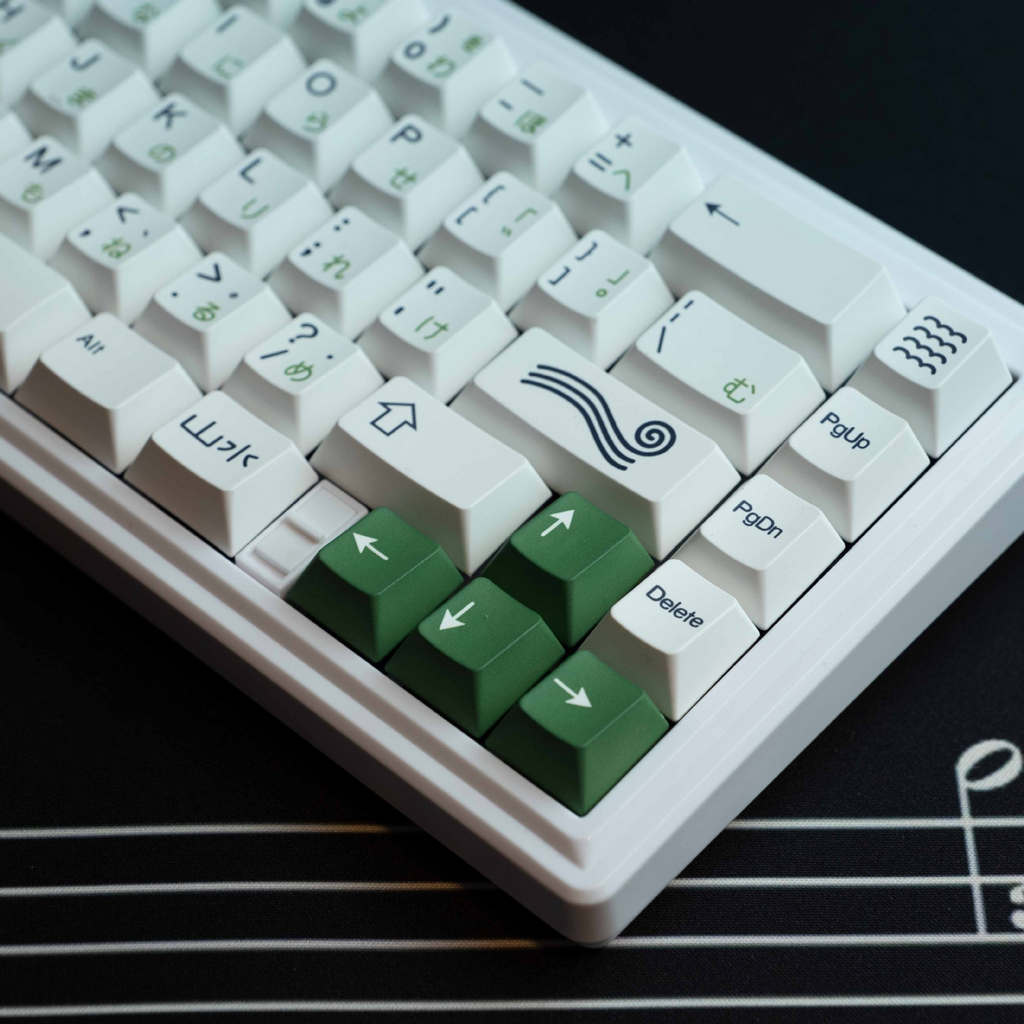 Shanshui Green Keycap Set – Cherry Profile PBT 150 Keys