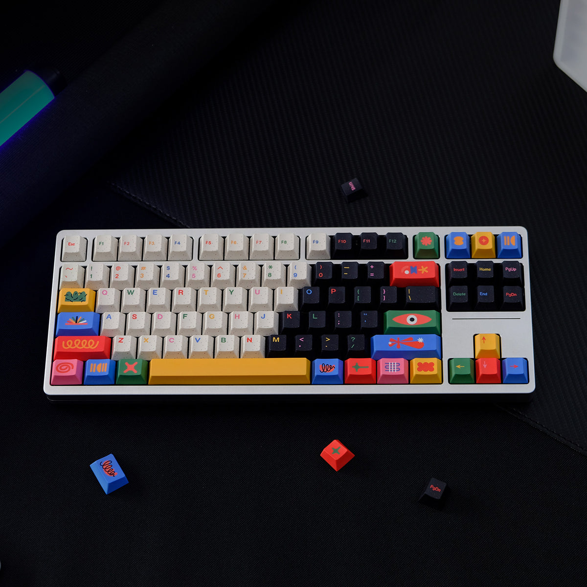 PBT Keycaps Dye-Sub — Motif Set, 142 Keys